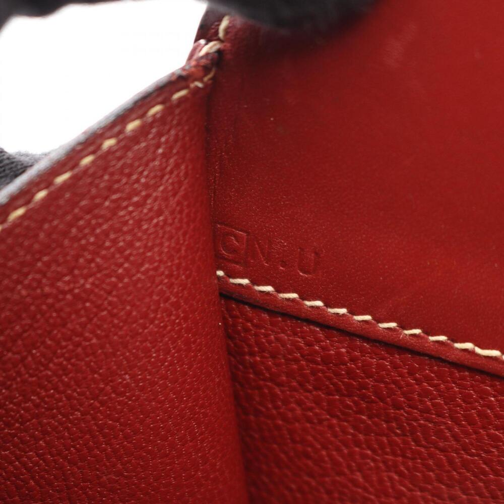 Hermes HERMES Dalvy MM Rouge H Handbag, Calfskin (Cowhide), Box Calf Leather,... - Picture 5 of 11